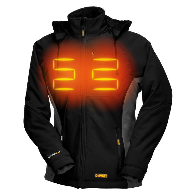 DEWALT DCHJ066 Women's Heated Soft Shell Coat Kit - Size XS