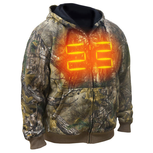 DEWALT DCHJ074 Men's Heated REALTREE EDGE® Camouflage Heated Hoodie Kit - Camo - Size L