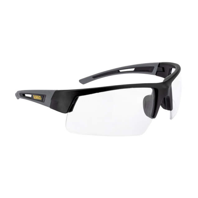 DEWALT DPG100 Crosscut® Protective Eyewear - Black Frame - Clear Lens