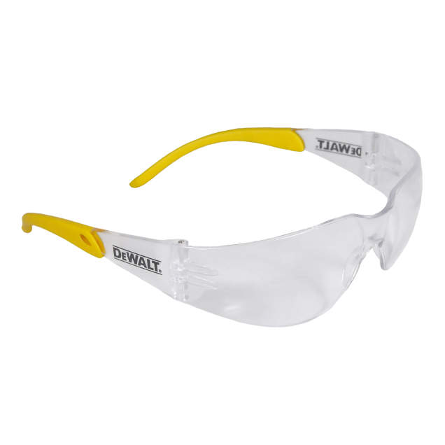 DEWALT DPG54 Protector™ Protective Eyewear - Clear/Yellow Frame - Clear Lens
