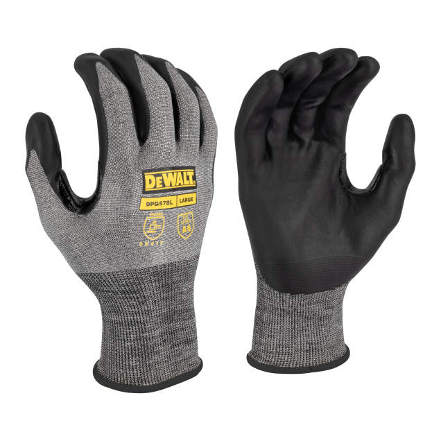 DEWALT DPG578 Touchscreen Foam Nitrile A6 Cut Glove - Size M
