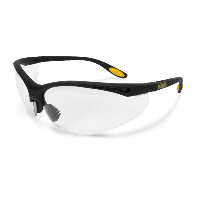 DEWALT DPG58 Reinforcer™ Protective Eyewear - Black Frame - Clear Lens