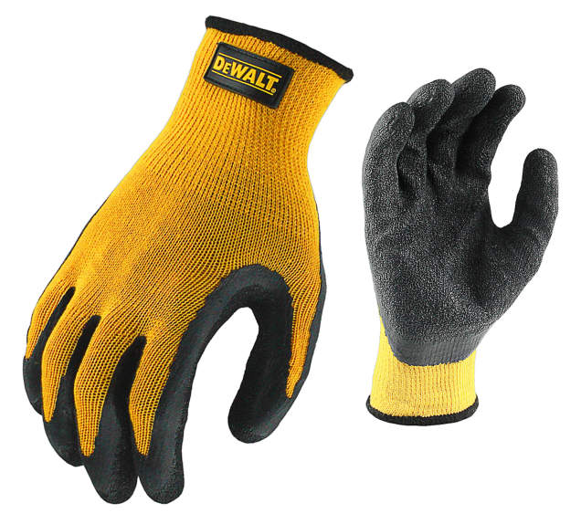 DEWALT DPG70 Textured Rubber Coated Gripper Glove - Size L