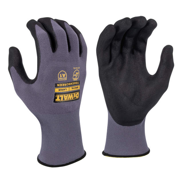 DEWALT DPG74 Touchscreen Micro-Foam Nitrile A1 Cut Glove - Size XL