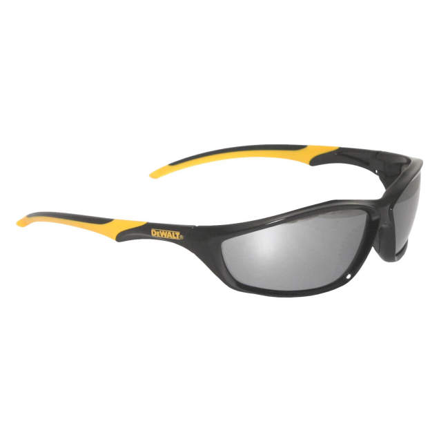 DEWALT DPG96 Router™ Protective Eyewear - Black/Yellow Frame - Silver Mirror Lens