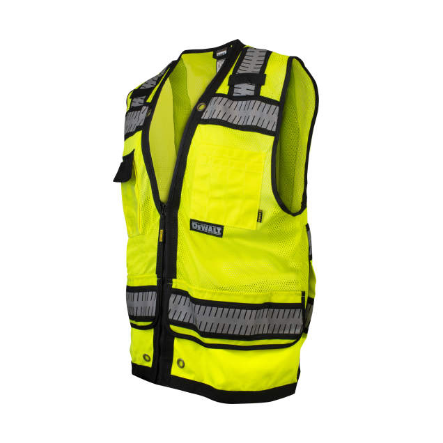 DEWALT DSV521 Class 2 Heavy Duty Surveyor Vest - Green - Size 5X
