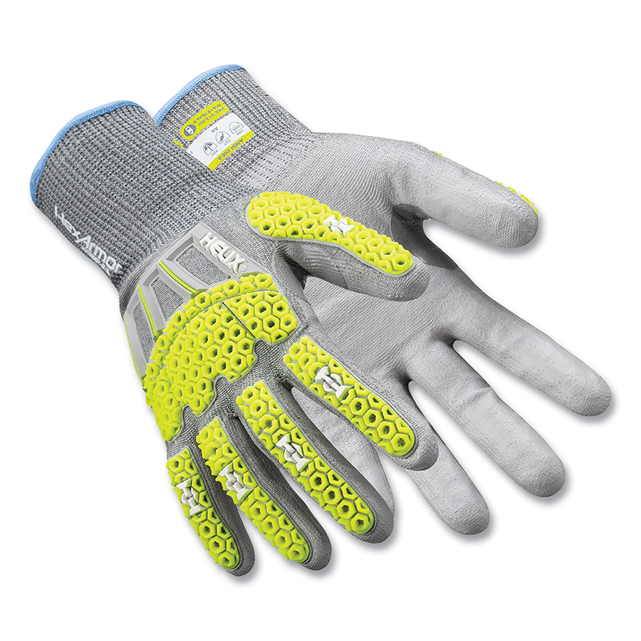 HexArmor 18G A6 HPPE/NYLON HIGH VIS SHELL TPR IMPACT S