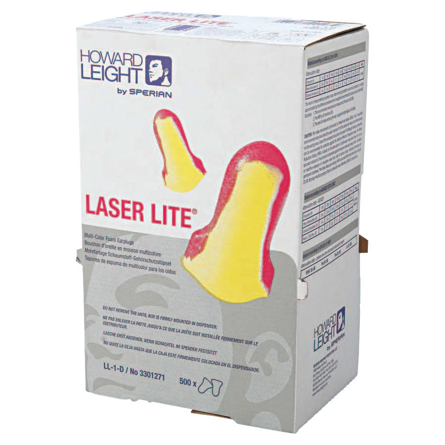 Howard Leight by PIP LASER-LITE MULTI-COLOR FOAM EARPLUG DISP. REFILL
