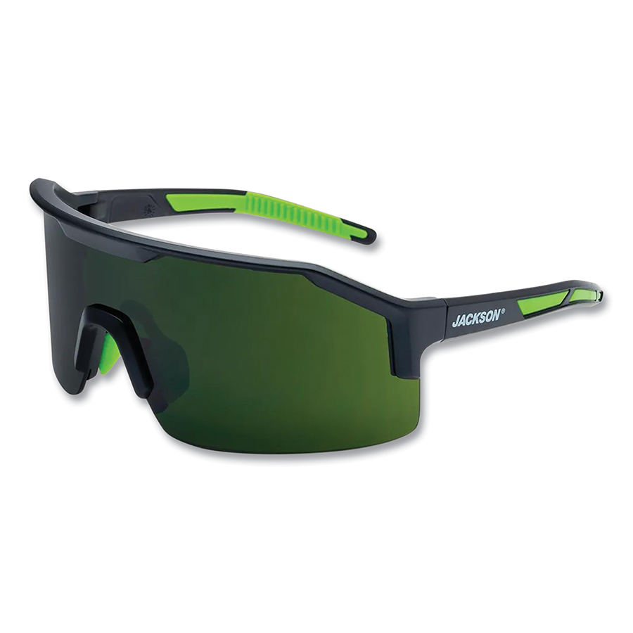 Jackson Safety SAFETY GLASSES - BLACK FRAME - SHADE 5 IR LENS