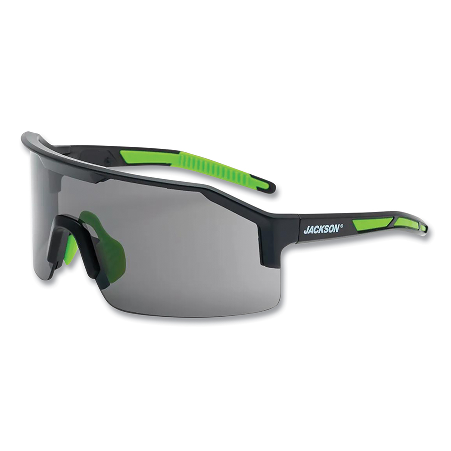 Jackson Safety SAFETY GLASSES - BLACK FRAME - SMOKE ANTI-FOG LE