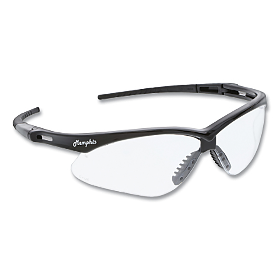 MCR Safety MEMPHIS MP1 BLACK FRAME CLEAR UV-AF
