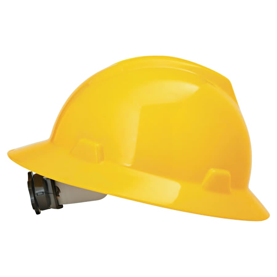 MSA YELLOW V-GARD HARD HAT