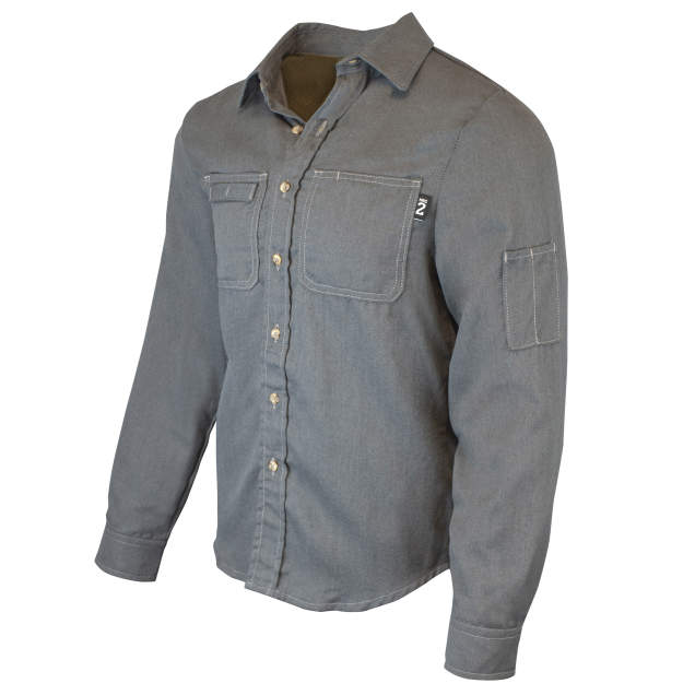 Neese VDH5SH DH Air™ 5.5 oz Breathable Vented Back FR Shirt (CAT 2) - Gray - 2X