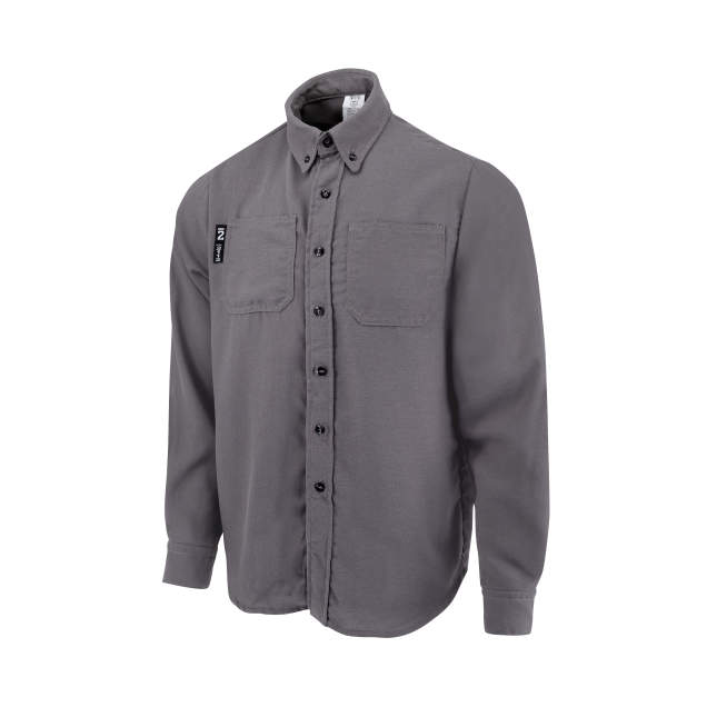 Neese VTS5SH Tecasafe® One 5.7 oz FR Shirt - Gray - Size M