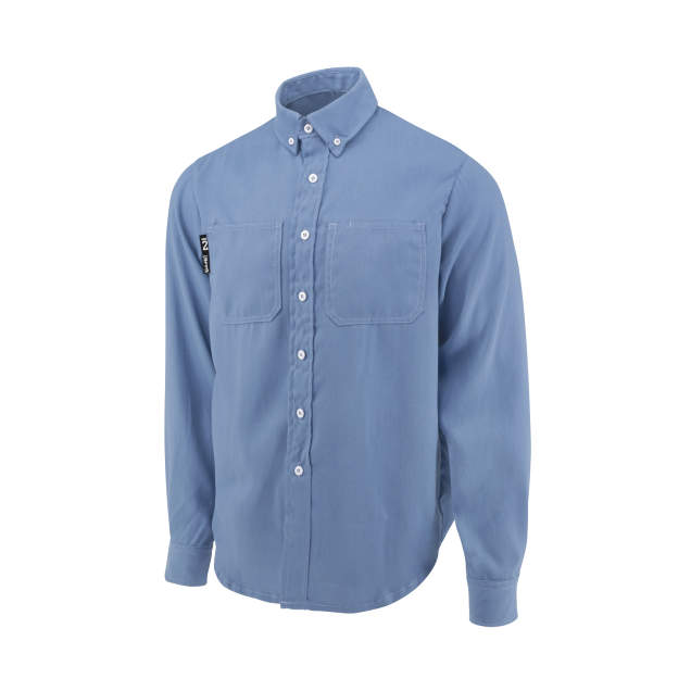 Neese VTS5SH Tecasafe® One 5.7 oz FR Shirt - Light Blue - Size 2X