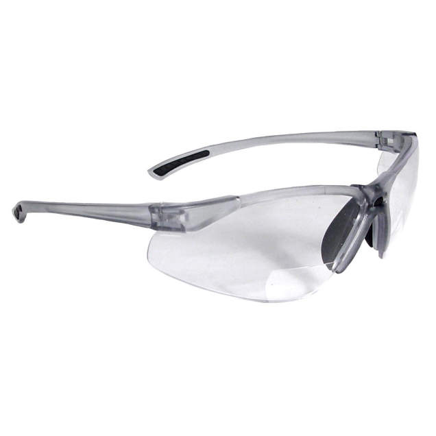 Radians C2™ Magnifier Safety Eyewear - Smoke Frame - Clear Lens - 3.0 Diopter
