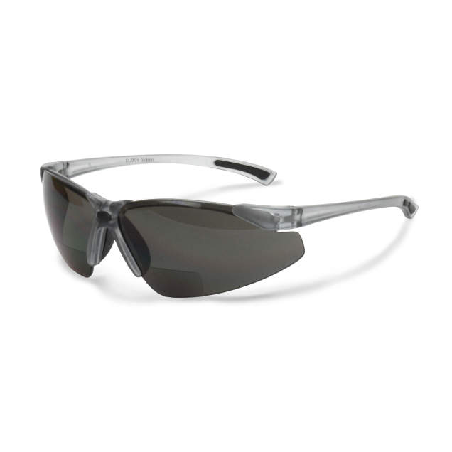 Radians C2™ Magnifier Safety Eyewear - Smoke Frame - Smoke Lens - 2.0 Diopter
