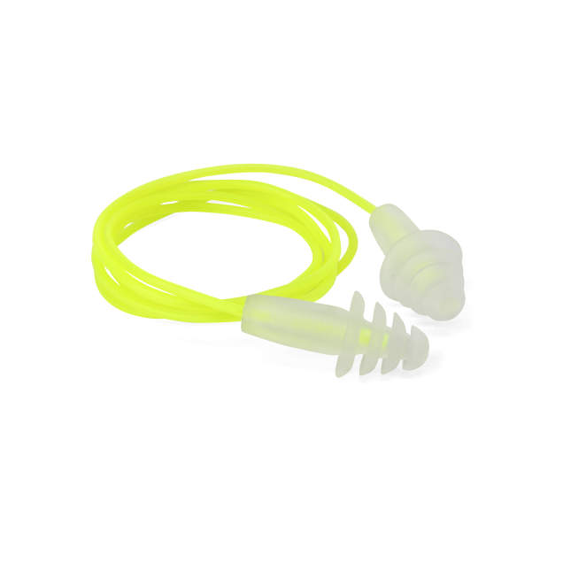 Radians Resistor® II FP43HV NRR 27 Hi-Vis Corded Reusable Earplugs