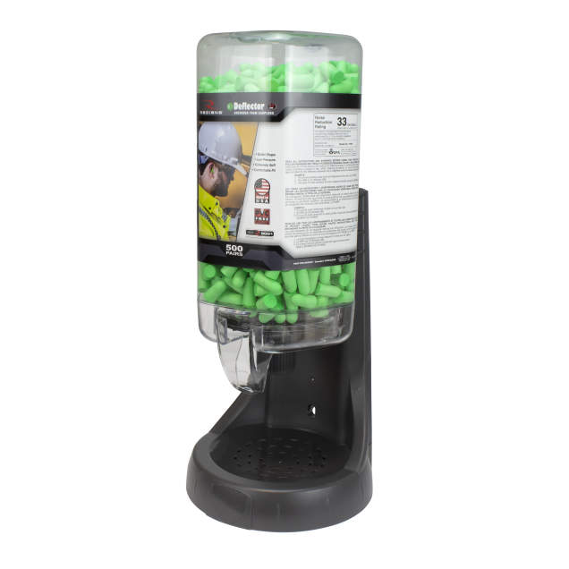 Radians Refillable Dispenser with Deflector® FP90 Plugs - 500 Pair