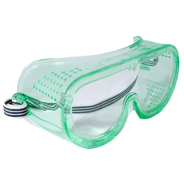 Radians Perforated Safety Goggle - Clear Anti-Fog Lens