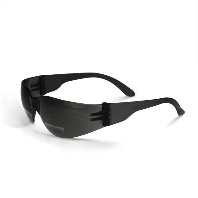 Radians Mirage™ MRB Magnifier Safety Eyewear - Smoke Frame - Smoke Lens - 1.5 Diopter