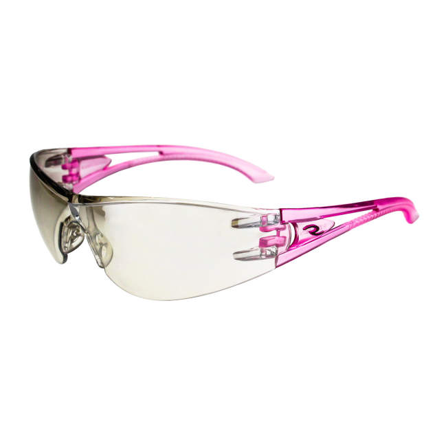 Radians Optima™ Safety Eyewear - Pink Frame - Indoor/Outdoor Lens