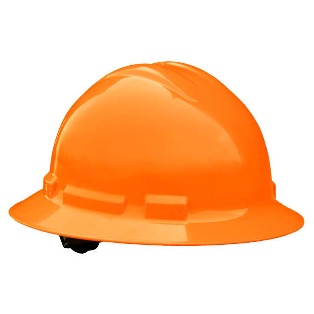 Radians Quartz™ Full Brim 4 Point Ratchet Hard Hat - Hi-Vis Orange