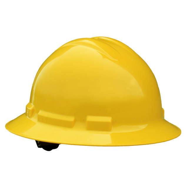 Radians Quartz™ Full Brim 4 Point Ratchet Hard Hat - Yellow