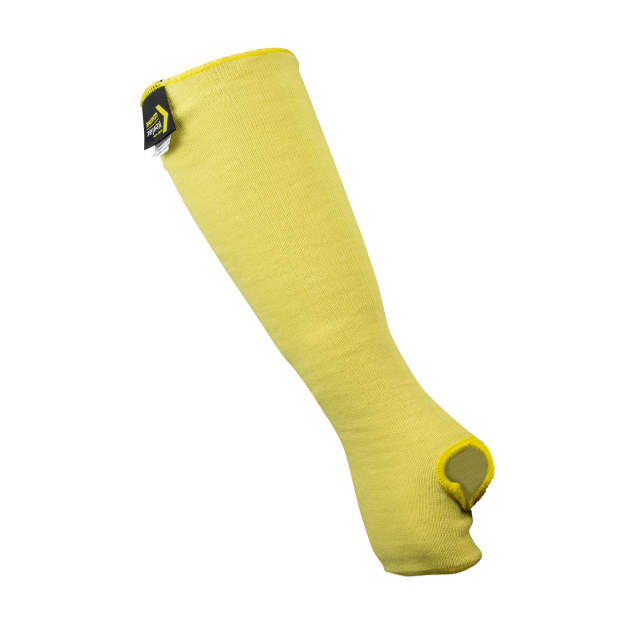 Radians RAD52K 2-Ply Kevlar® A3 Cut Protection Sleeve 14"" Length with Thumb Slot