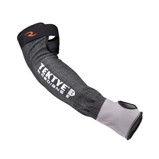 Radians RADT76 TEKTYE® A6 Cut Protection Sleeve - 18"" Length with Thumb Slot