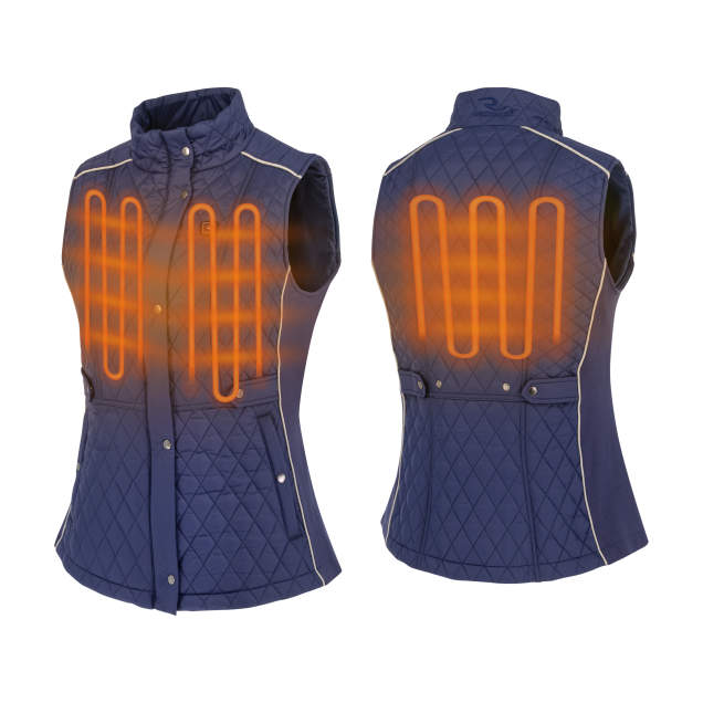 Radians RHG-V202 Women's Quilted Heated Vest - Blue - Size 2X