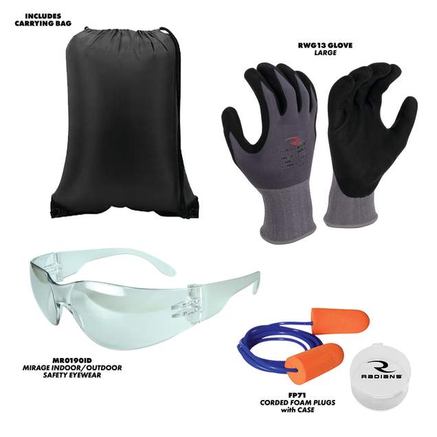 Radians Base Starter Kit - Size L Glove, Bag