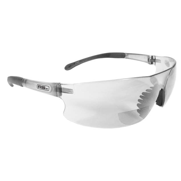 Radians Rad-Sequel RSx™ Magnifier Safety Eyewear - Clear Frame - Clear Lens - 1.0 Diopter