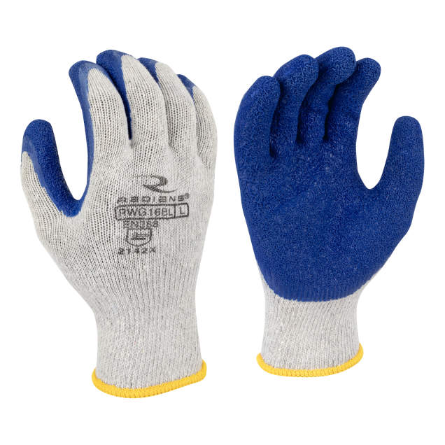 Radians RWG16B Polyester Shell with Crinkle Latex Coated Palm - Size M