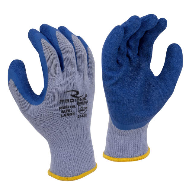 Radians RWG16 Crinkle Latex Palm Coated Glove - Size M
