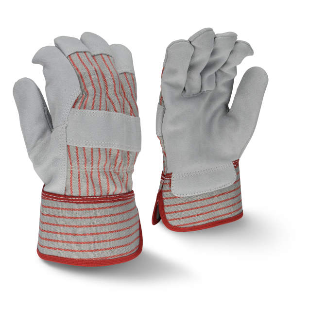 Radians RWG3105 Fleece Lined Economy Shoulder Gray Split Leather Glove - Size L