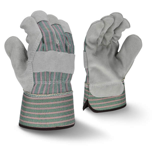 Radians RWG3300 Select Shoulder Gray Split Cowhide Leather Glove - Size L