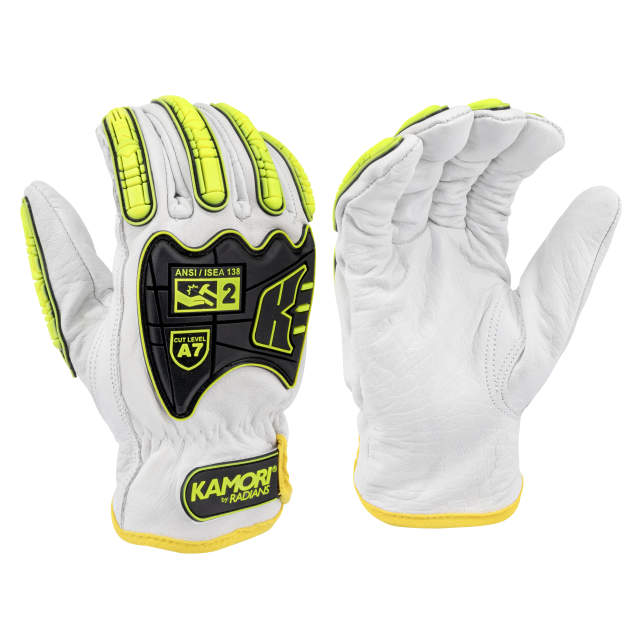 Radians RWG47 KAMORI® Cut A7 Buffalo Leather Driver with TPR - Size S