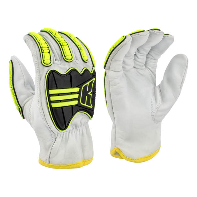 Radians RWG56 KAMORI® A6 White Grain Goatskin Driver with TPR - Size M