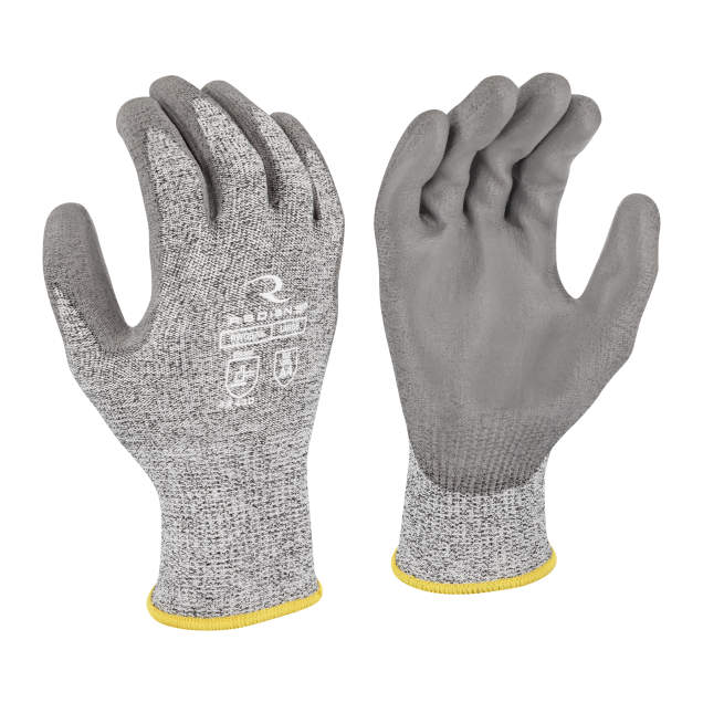 Radians RWG570 Cut Level A4 HPPE/Polyester, PU Coated Cut Protection Glove - Size M
