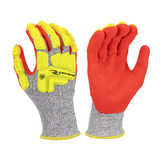 Radians RWG603 Cut Protection Level A5 Sandy Foam Nitrile Coated Glove - Size M