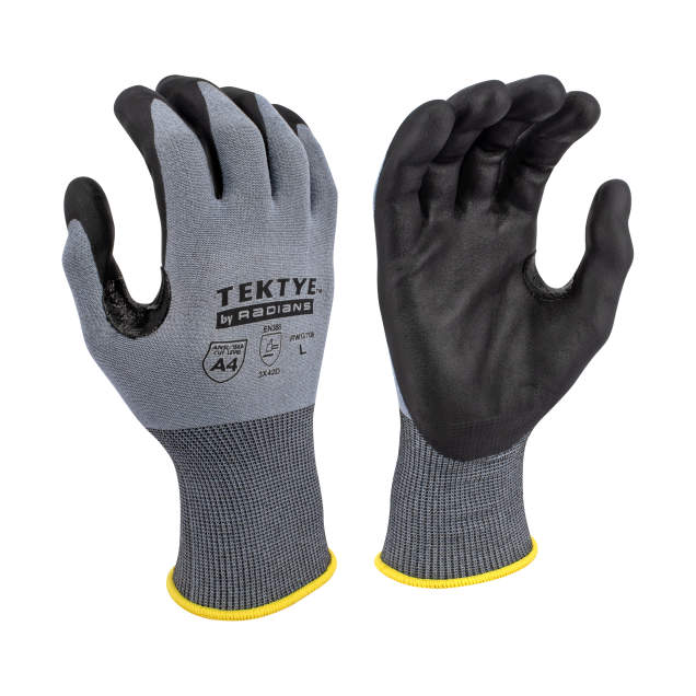 Radians RWG708 TEKTYE® Nitrile A4 Cut Protection Glove - Size XS