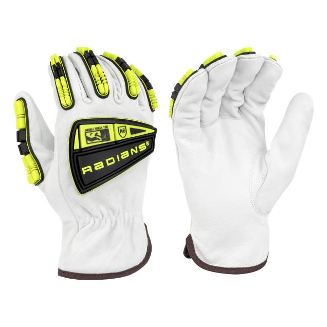 Radians RWG86 KAMORI® Goatskin Leather HPPE Lined A6 Cut Protection Glove with TPR - Size M