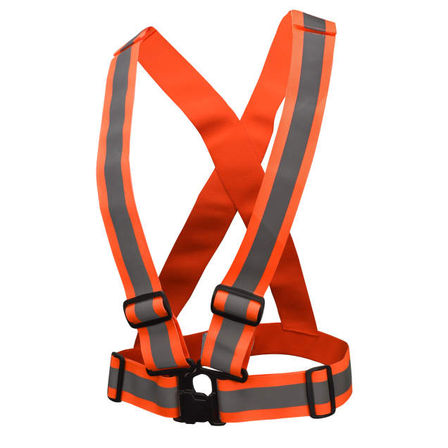 Radians SA0201X High Visibility Breakaway X-Back Safety Harness - Orange - Universal