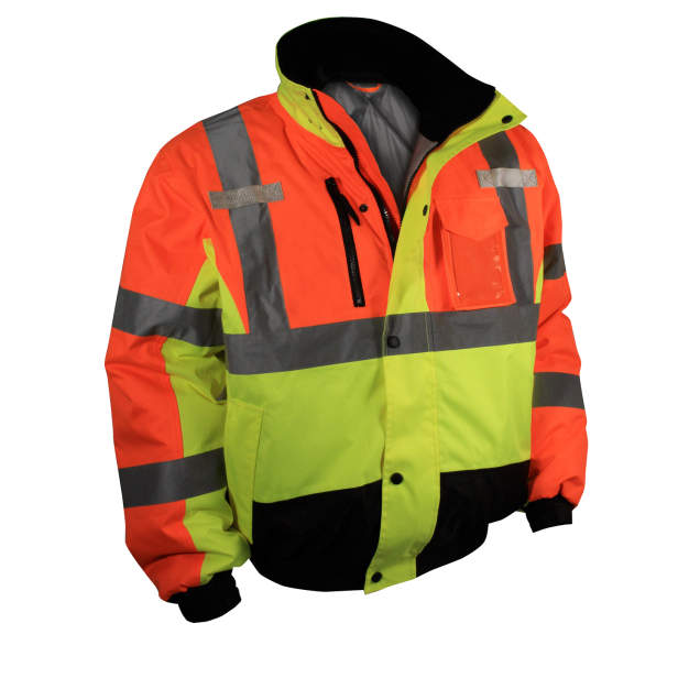 Radians SJ12-3 Weatherproof Multi-Color Bomber Jacket with Quilted Built-In Liner - Size 2X