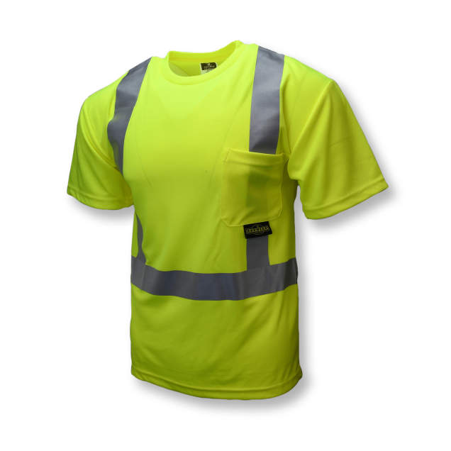 Radians ST11 Class 2 High Visibility Safety T-Shirt with Max-Dri™ - Green - Size M