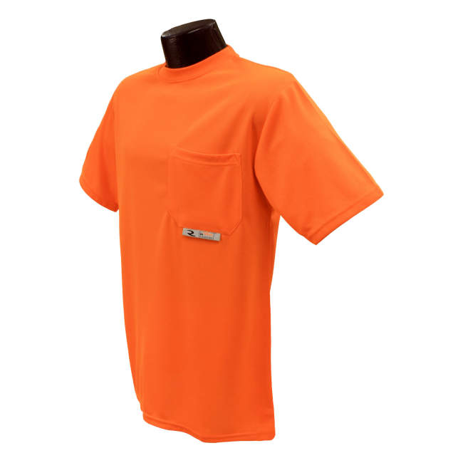 Radians ST11-N Non-Rated Short Sleeve Safety T-Shirt with Max-Dri™ - Orange - Size 2X