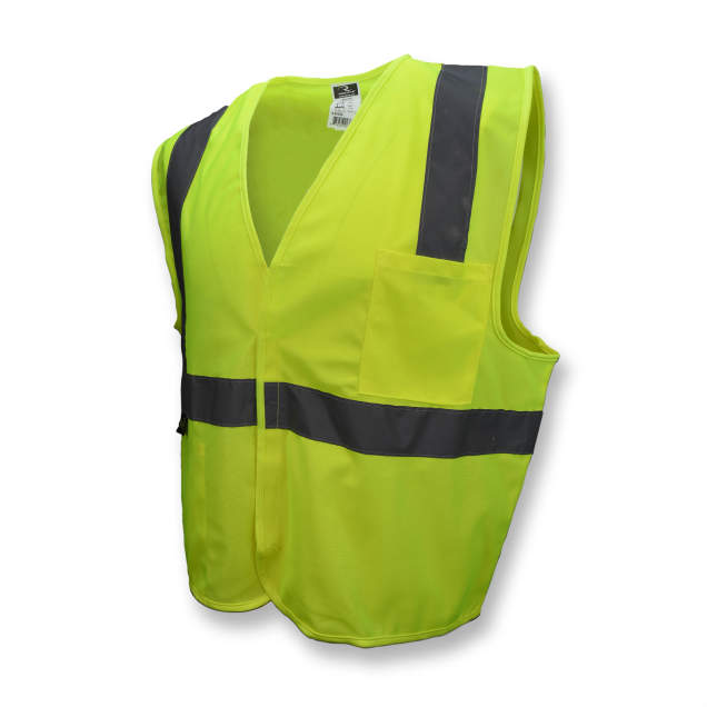 Radians SV2 Economy Type R Class 2 Solid Safety Vest - Green - Size 3X