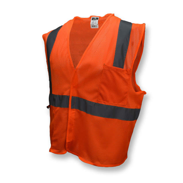 Radians SV2 Economy Type R Class 2 Mesh Safety Vest - Orange - Size 5X