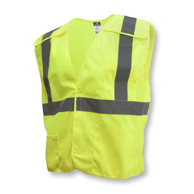 Radians SV4 Economy Type R Class 2 Breakaway Solid Safety Vest - Green - Size M